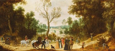 Paysage boisé - Sebastian Vrancx